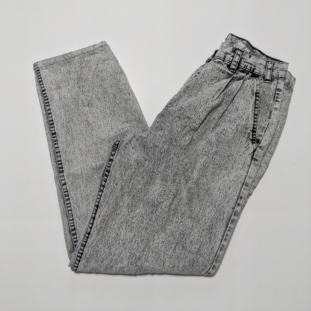 VTG Loafers Acid Wash Jeans 30 Waist